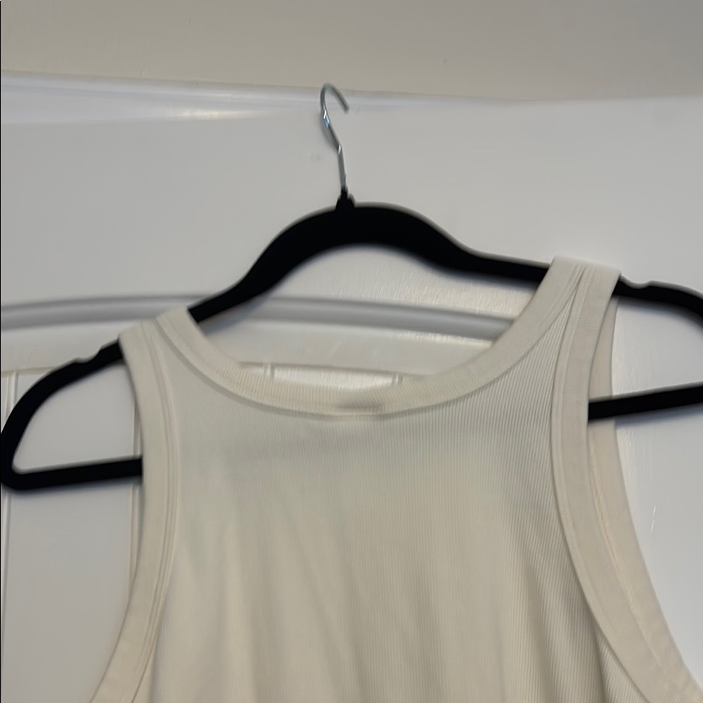 H&M Cream Ribbed Tank Top - Picture 9 of 11